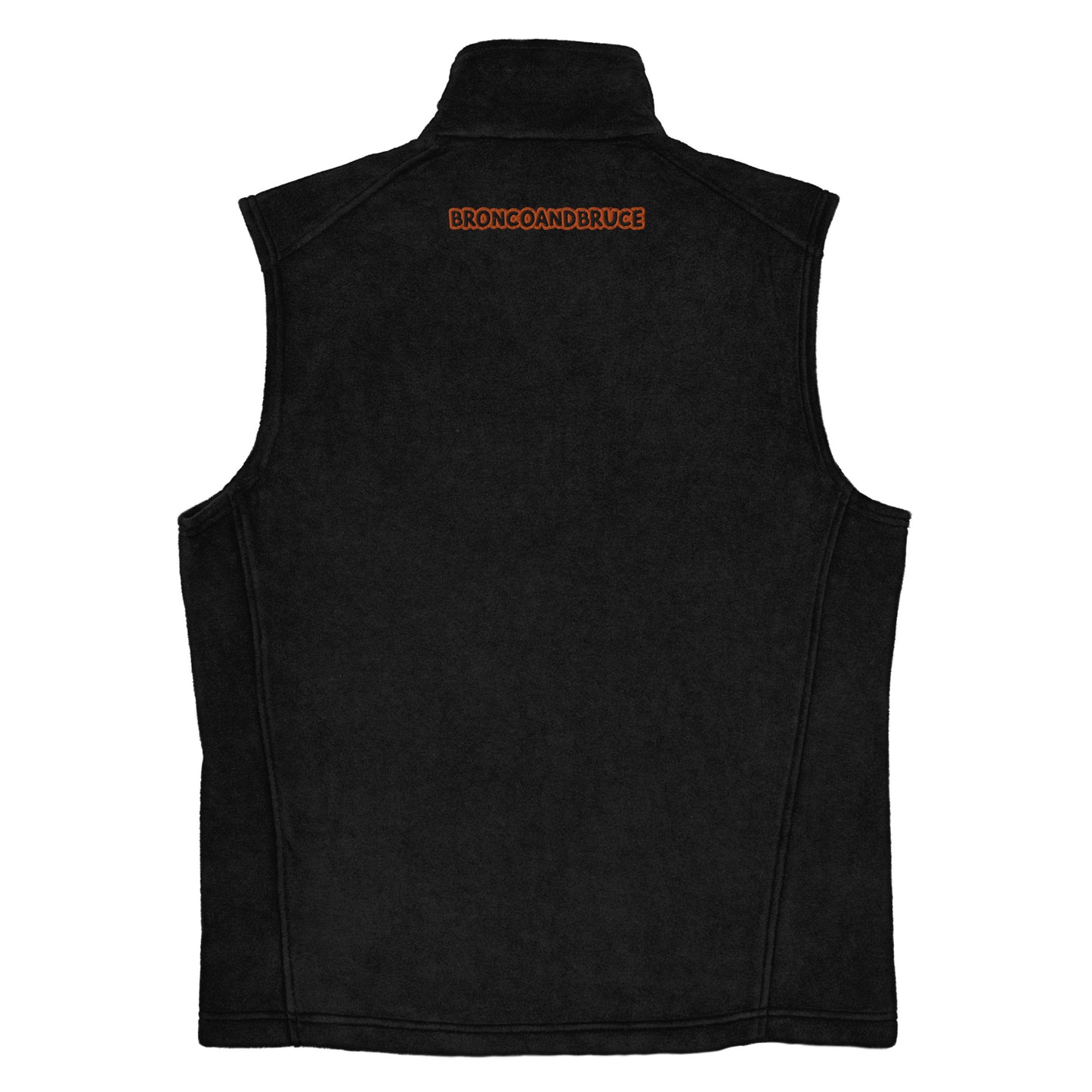 Bronco and BOOs Embroidered Columbia Fleece Vest